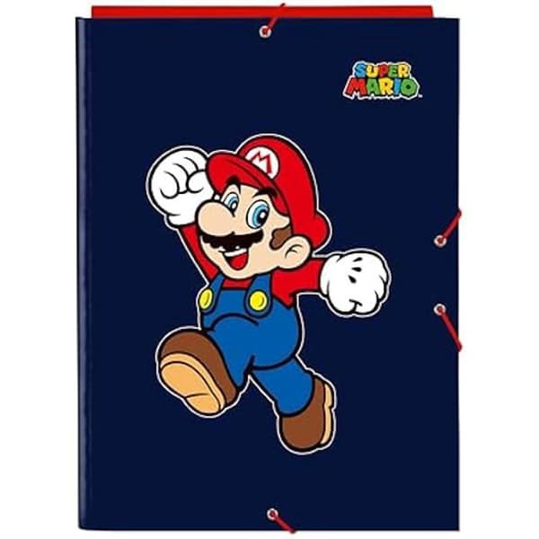 Foliopärm - SAFTA - SUPER MARIO WORLD - 3 flikar - Bekväm - Mångsidig