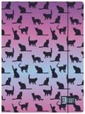 Pikkukuva 2 / 3: Kansio kuminauhalla A4 Unicorns/Cats St.Right MIX