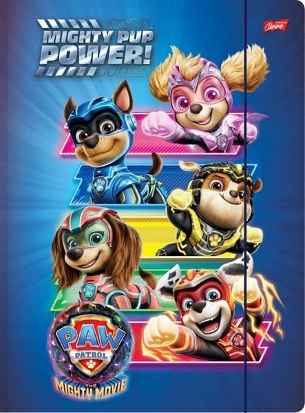 Mapp med gummiband A4 PAW PATROL - 300g/m2 Bambino