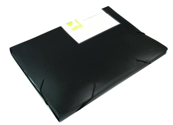 Mappe 12 rum Q-Connect Sort KF01276