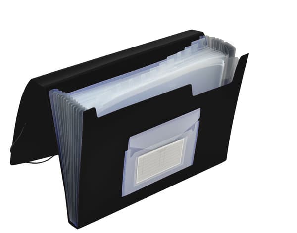 Mappe 12 rum Q-Connect Sort KF01276