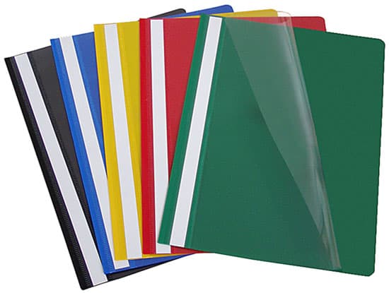 Biurfol Plastmappe Hård A4 Gul /20 stk/ 1705001Pl-11