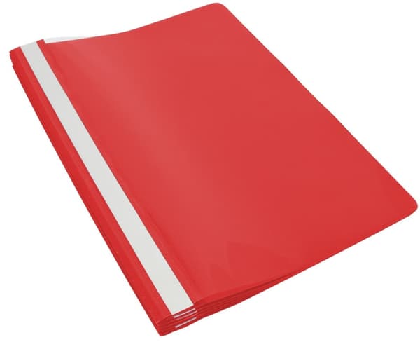 Biurfol Plastmappe Hård A4 Rød /20 stk/ 1705001Pl-04