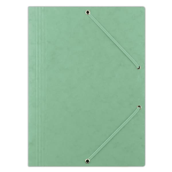 Mappe med elastik Pressboard A4 KBK Grøn 06.070.9002