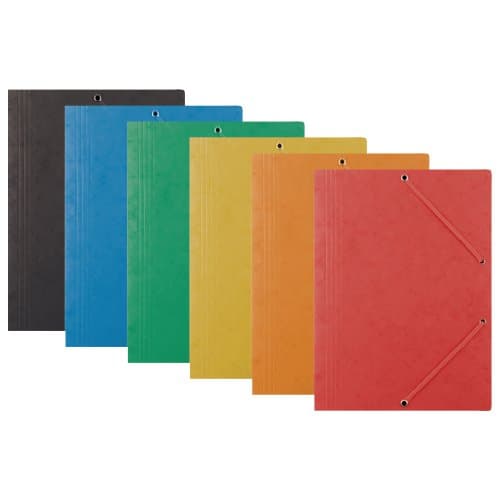 Folder med resårband Pressboard A4 KBK Orange 06.070.9005