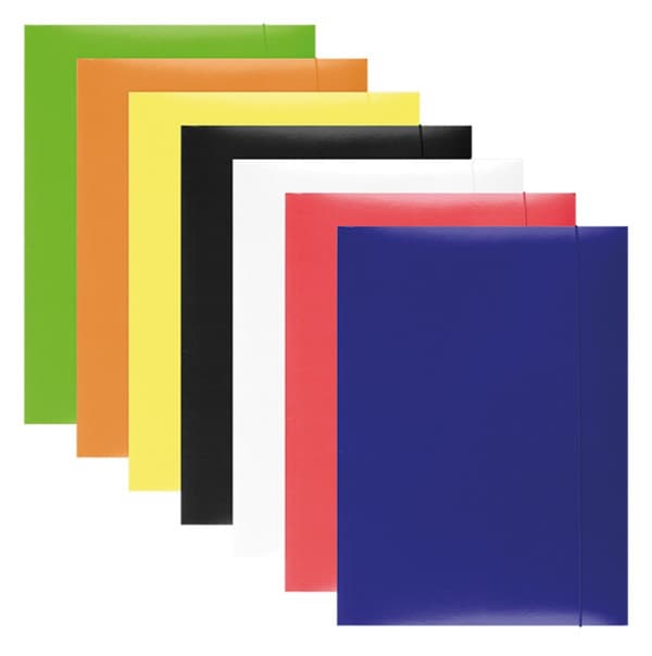 Mapp med gummiband Office Products White 21191131-14