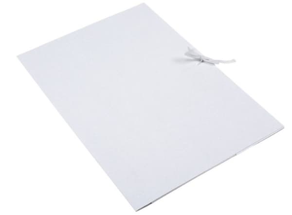 Foldebundet pap Hvid 250g /50 stk.