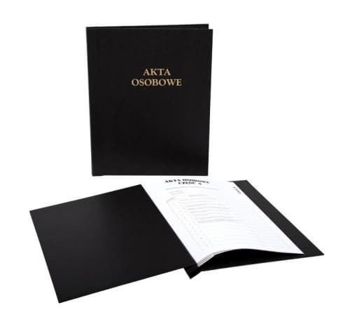 Mapp Personmapp Hård A4 Svart