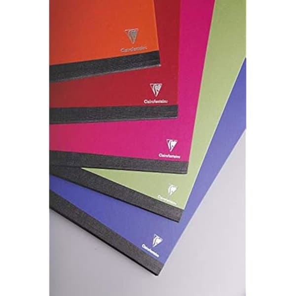 Teckningspapper - CLAIREFONTAINE - 144802C - 28x38 cm - Mörkblå - Hållande gummiband