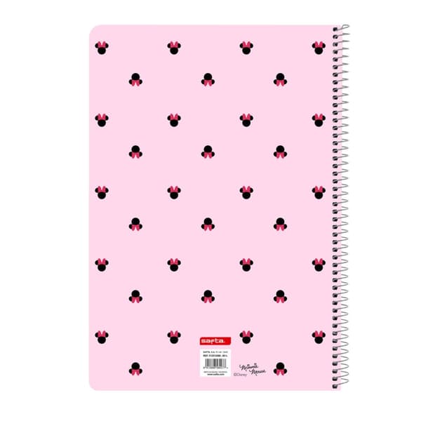 Rengaskansio Minnie Mouse Naive Pinkki A4 21.5 x 31 x 1 cm