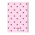 Pikkukuva 2 / 2: Rengaskansio Minnie Mouse Naive Pinkki A4 21.5 x 31 x 1 cm