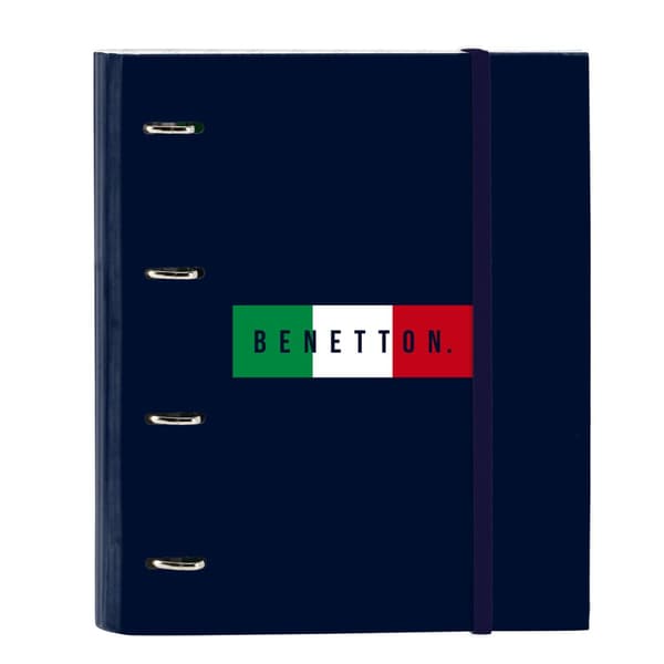 Rengaskansio Benetton Flag Laivastonsininen 27 x 32 x 3.5 cm