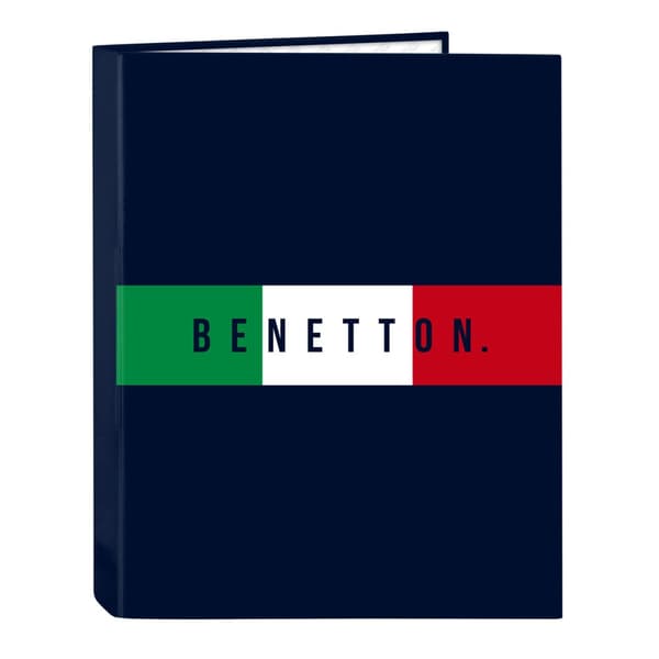Rengaskansio Benetton Flag Laivastonsininen A4 26.5 x 33 x 4 cm