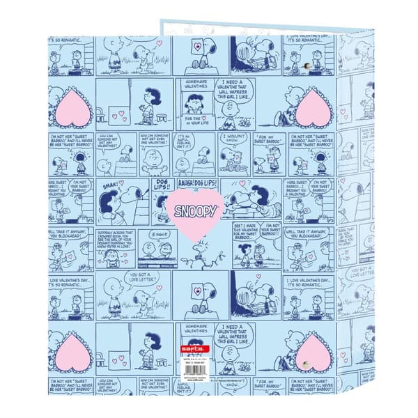 Rengaskansio Snoopy Love Sininen A4 27 x 33 x 6 cm