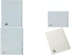 Rexel Plastic Reg. A4 24kpl AZ Harmaa - Aakkosellinen rekisteriindeksi - Polypropeeni (PP) - Harmaa - A4 - Saksa - 226 mm (25650481)