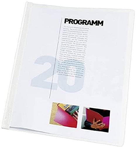 Hållbar 2250-02 Presentationsmapp PVC Transparent - Vit (225002)
