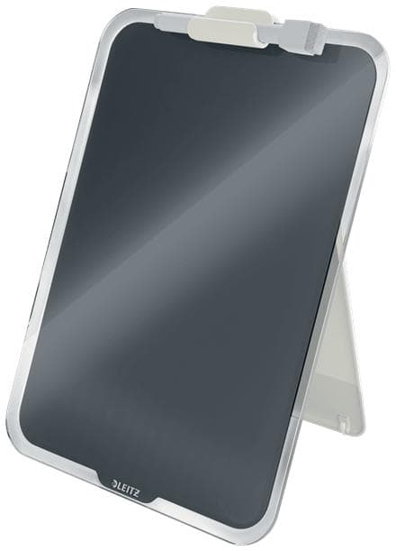 Leitz Cozy skrivbar glasplade til skrivebord - Udklipsholder a4-format - Memo-tavle af glas inklusive inklusiv penneholder og minimarkør med viskelæde