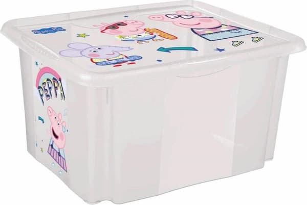 Keeper Peppa Pig White 45L säilytyslaatikko 1223900119400