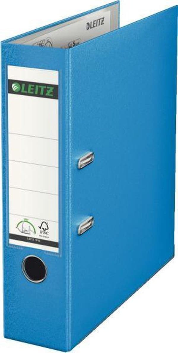 Leitz 180° Filmappe Plast - 80 mm - A4 - Lyseblå