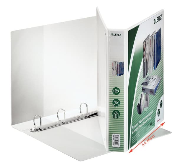 Leitz Presentation Ringpärm A4 extra bred vit fyra D-ringar