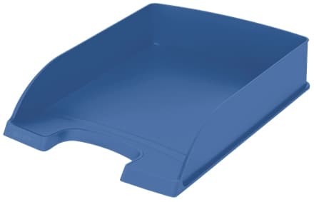 Esselte Leitz kirjelokero Recycle blue - Tämä vakaa ja kestävä kirjelokero on valmistettu vähintään 90 % kierrätetystä (kulutuksen jälkeisestä) materi