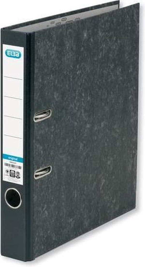 Tiedostokansio Elba Smart A4 50 mm pahvi sameanmusta