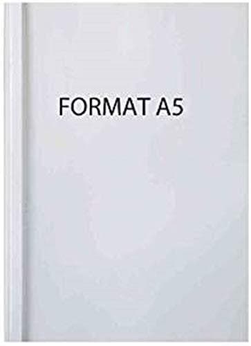 GBC termiske indbindingsmapper A5 Thermabind Standard klar film/karton 3 mm pakke med 100 hvid