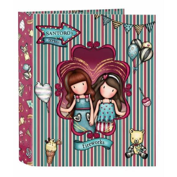 Ringpärm Gorjuss Fireworks Rödbrun 27 x 33 x 6 cm