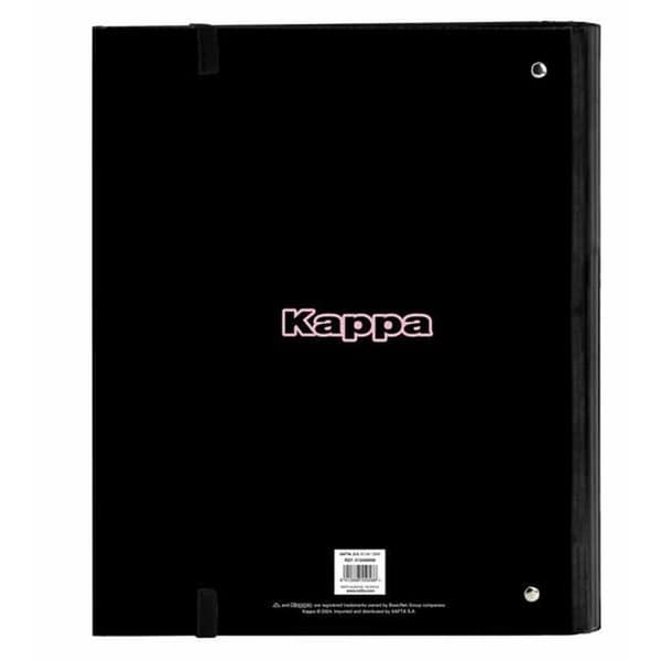 Ringbind Kappa Silver Pink Sort Pink