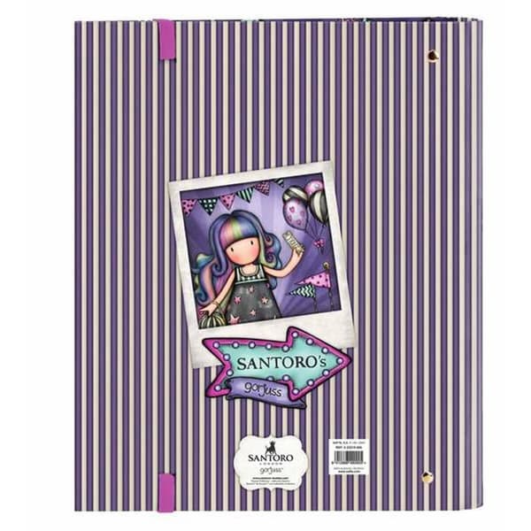 Rengaskansio Gorjuss Up And Away Purppura 27 x 32 x 3,5 cm