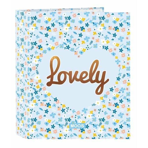 Ringperm Moos Lovely Lyse Blå 27 x 33 x 6 cm