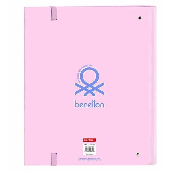 Rengaskansio Benetton Pink Vaaleanpunainen 27 x 32 x 3,5 cm
