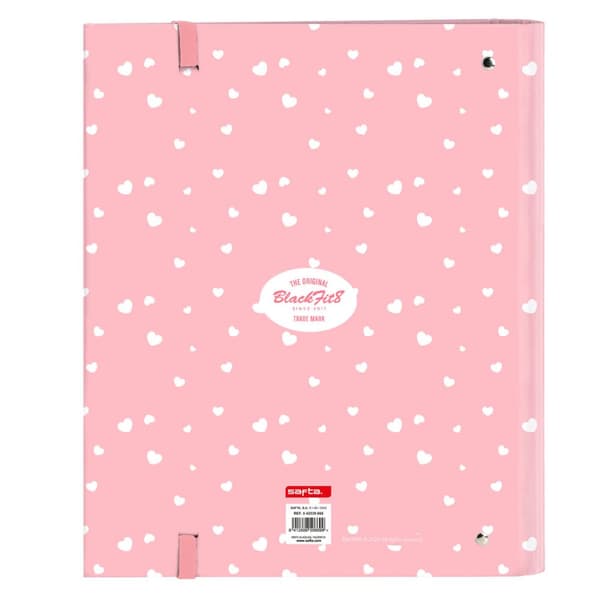 Ringpärm BlackFit8 Rosa