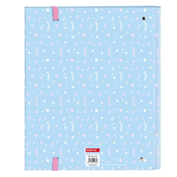 Ringpärm BlackFit8 Smile Blå Rosa 27 x 32 x 3.5 cm