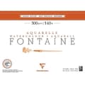 Miniatyrbild 1 av 4: Clairefontaine Fontaine Satin Block 12 ark limmade på ena sidan 30 x 40 cm 300 g - 96351C