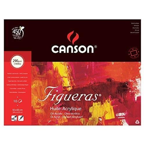 Canson Figueras Ritpapper 50 x 65 cm 10 ark Naturvit - 200857230