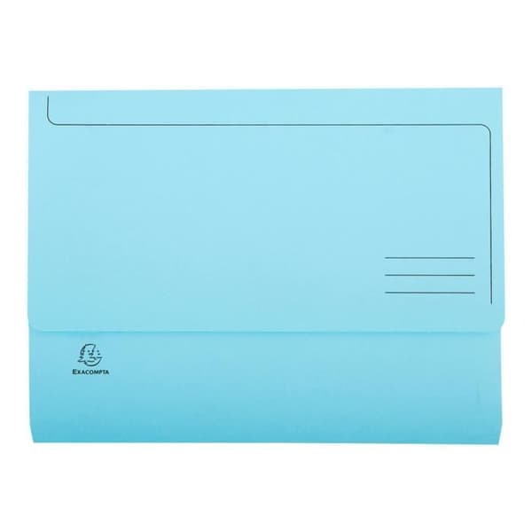 Exacompta SUPER 250 resväska A4 pastellgrön, pastellrosa, pastell ljusblå, pastellbubbla, pastell kanariefågel (förpackning om 25)