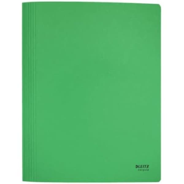 Flikmappar - LEITZ - 10-pack - A4 - 100% Återvunnen - Kartong 275 g/m² - Grön