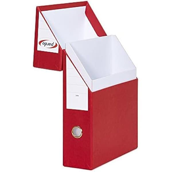 Portfölj - PARDO - 879493 - Röd - 80 mm - Dubbelförstärkt fodral