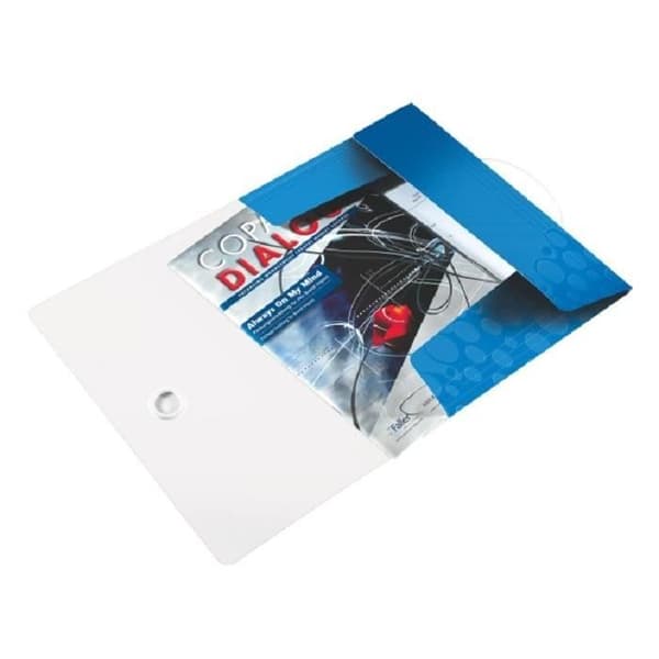 LEITZ skjorta 3 flikar WOW polypropenblå