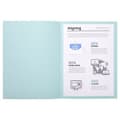 Miniatyrbild 4 av 4: Exacompta folder - undertröja - 410006E-BL - Paket med 100 FOREVER mappar i 220g återvunnet kort, ljusblå färg