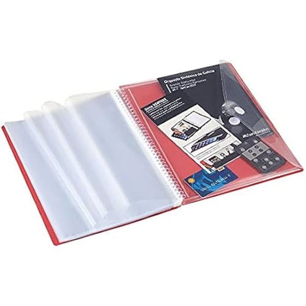 Pärm - Carchivo - Archivex Star - Set med 40 fickor - Svart polypropenfodral - A4