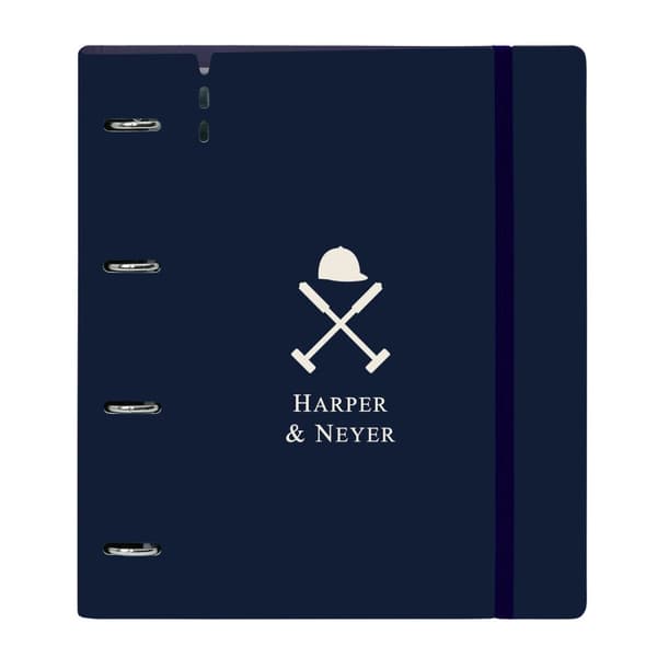 Ringperm Harper & Neyer Marineblå 27 X 32 X 4 cm