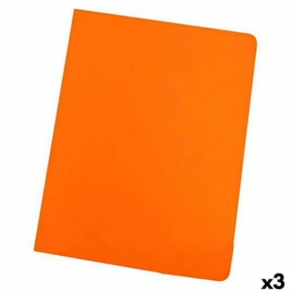 Set of Subfolders Elba Orange A4 50 Dele (3 enheder)