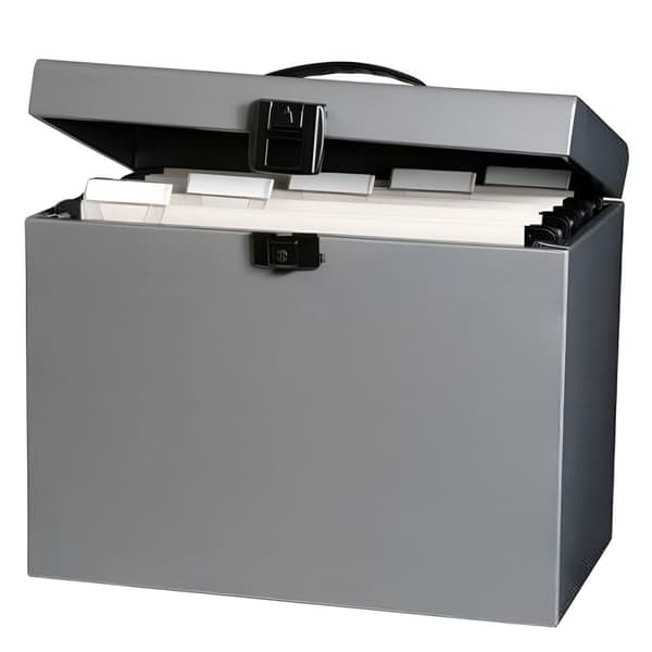 Arkivboks Oxford Class n Go Grå A4 29,5 x 37 x 22 cm (3 enheder)