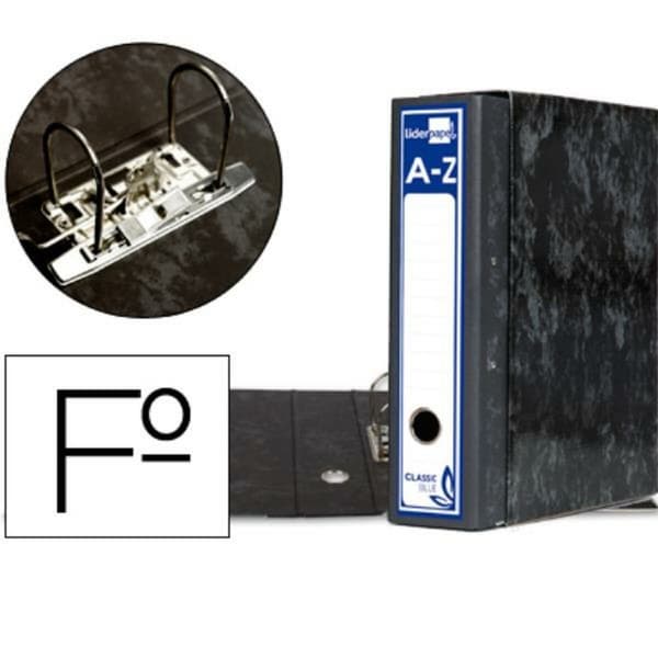 Ringbind Liderpapel AZ50 Grå A4