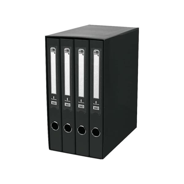 Rengaskansio Liderpapel MD42 Musta Medium 4 osaa