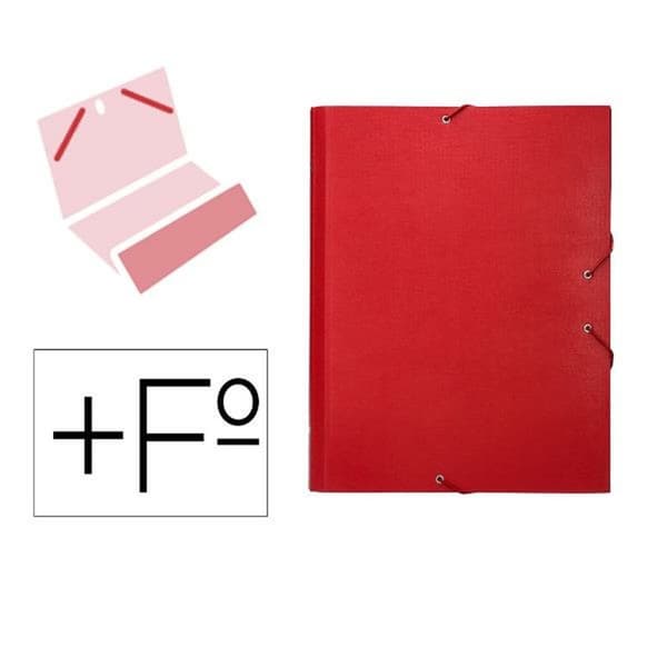 Organiseringsmappe Liderpapel CS03 A3 Rød