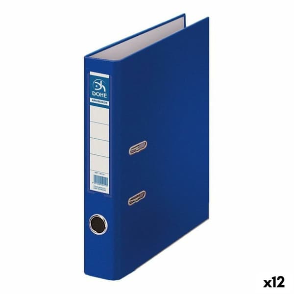 Håndtag til arkivskab DOHE A4 Blå 28,5 x 32 x 45 cm (12 enheder)