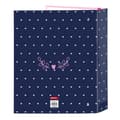 Miniatyrbillede 2 af 2: Ringbind Safta Paris Pink Marineblå A4 27 x 33 x 6 cm